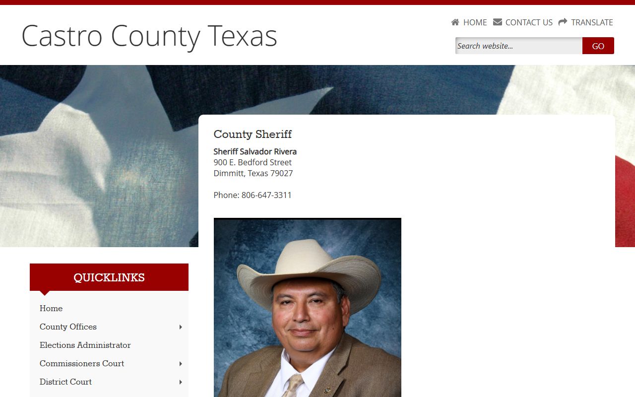 Castro County Sheriff's Office - Castro County Booking Reports