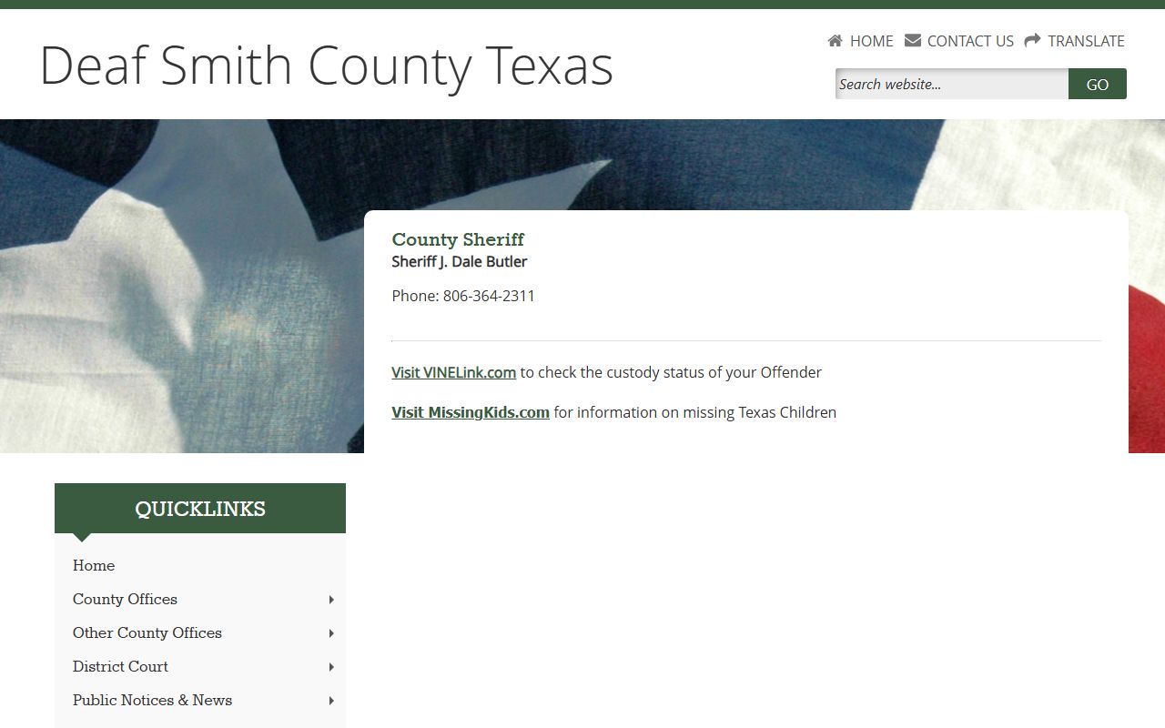 Deaf Smith County Sheriff's Office - Deaf Smith County Booking Reports