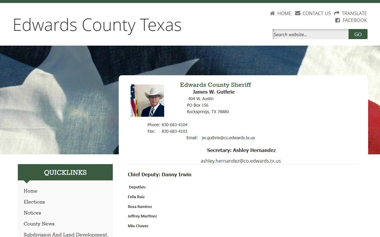 Edwards County Sheriff's Office - Edwards County Booking Reports