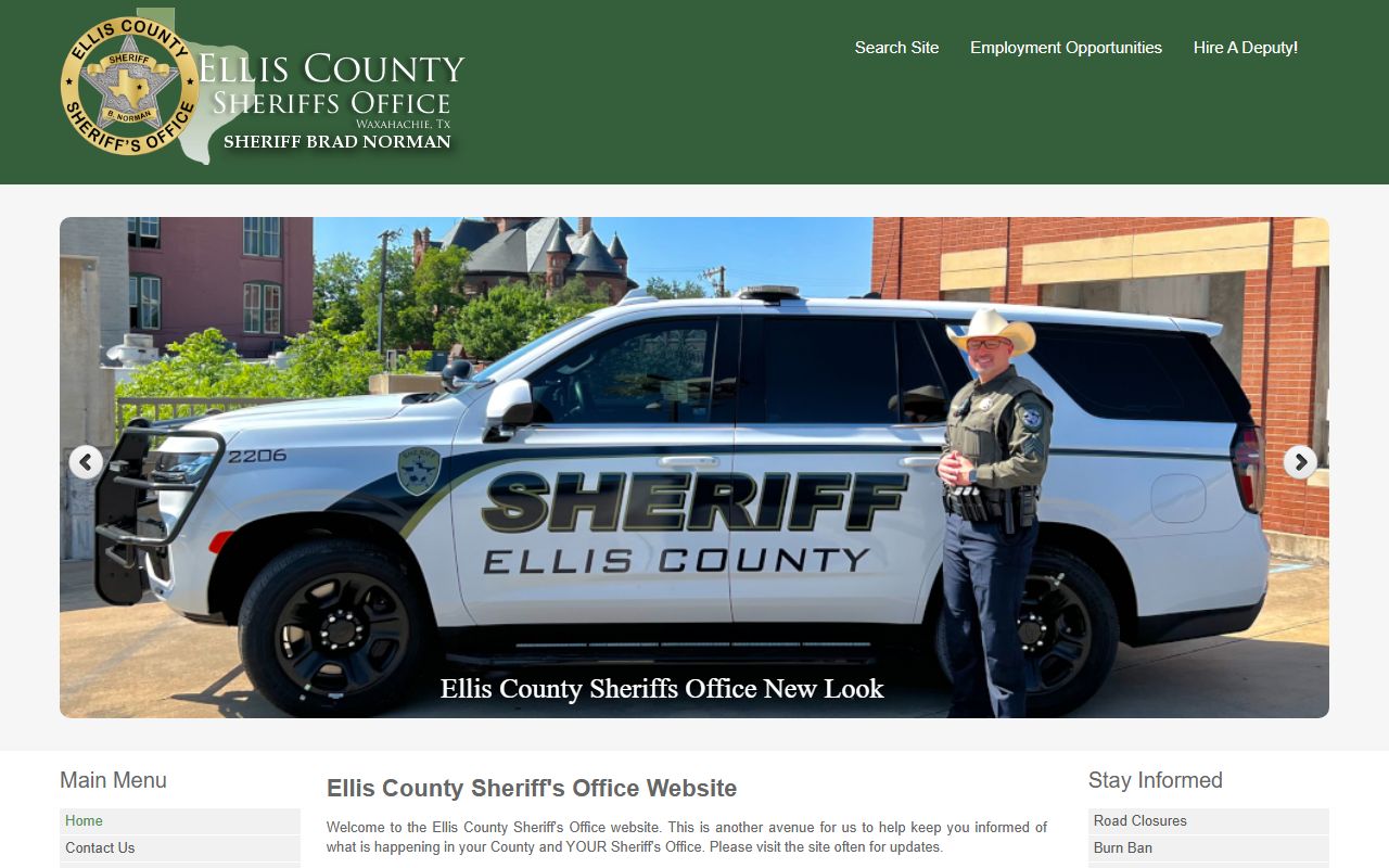 Ellis County Sheriff - Ellis County Booking Reports