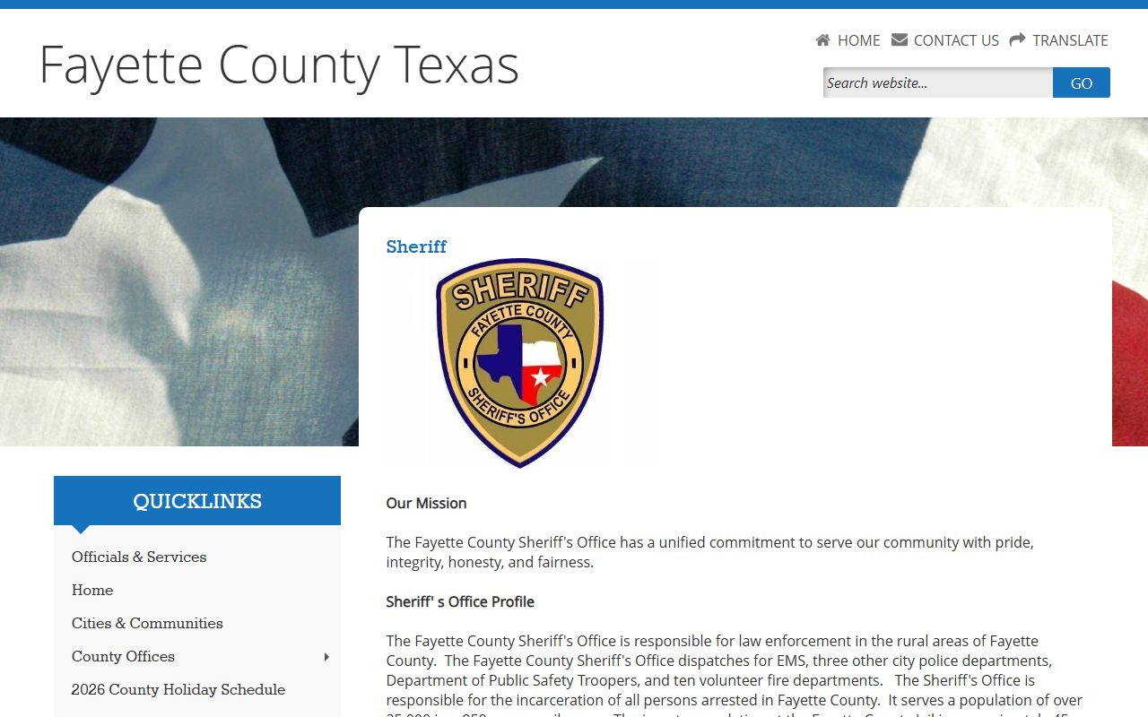 Fayette County Sheriff - Fayette County Booking Reports