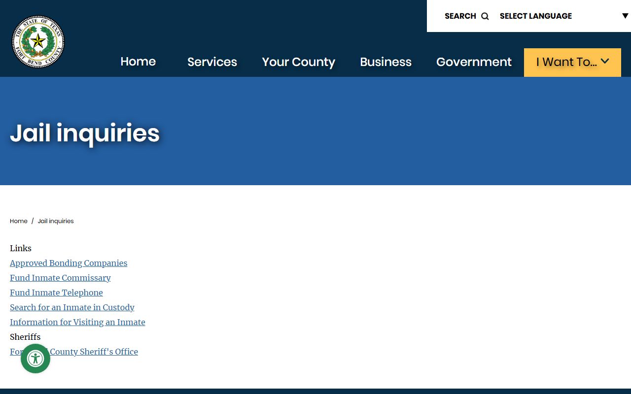 Fort Bend County Inmate Search - Fort Bend County Booking Reports