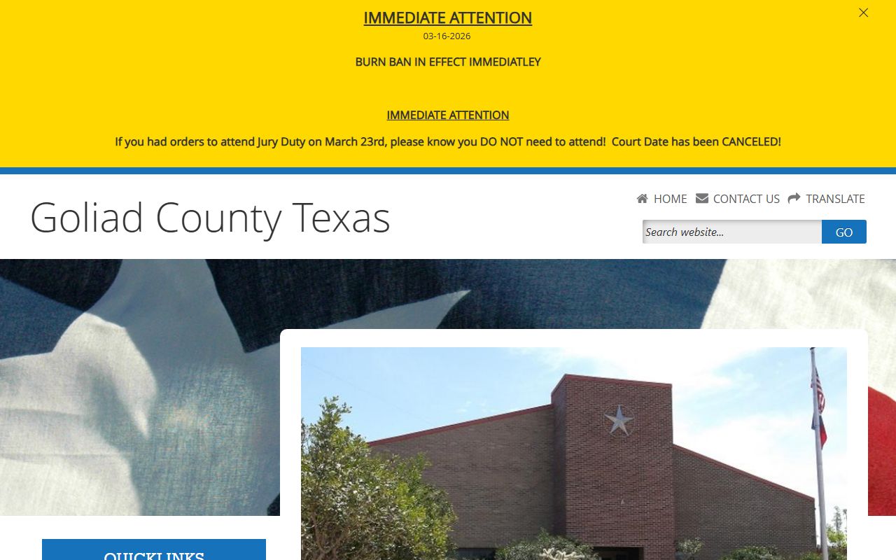 Goliad County Sheriff - Goliad County Booking Reports