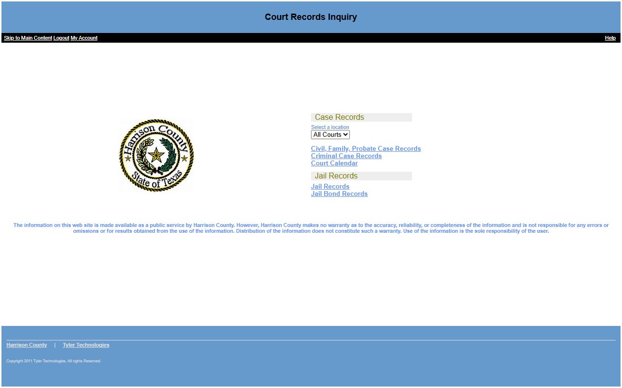 Harrison County Public Access - Harrison County Booking Reports