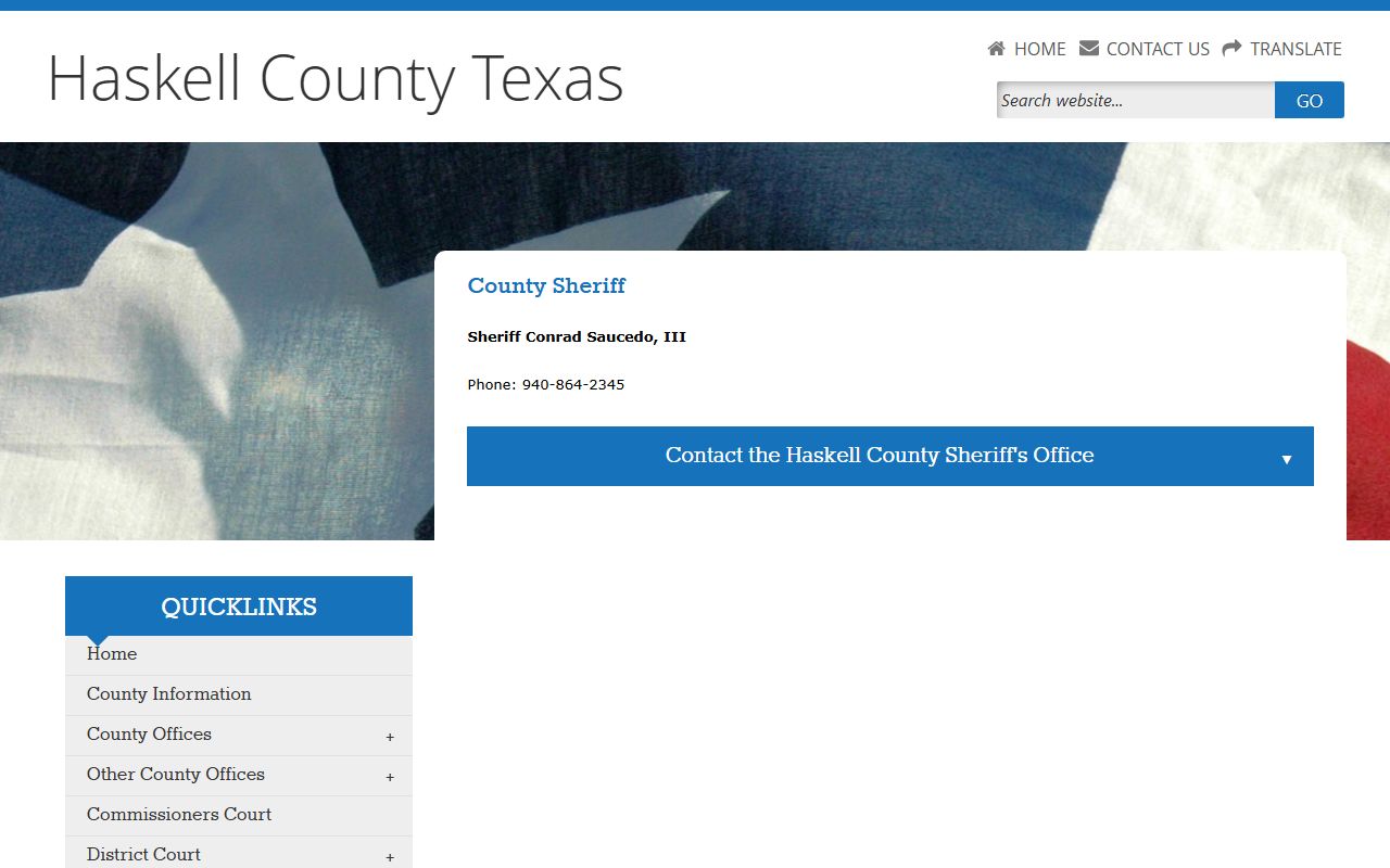 Haskell County Sheriff - Haskell County Booking Reports