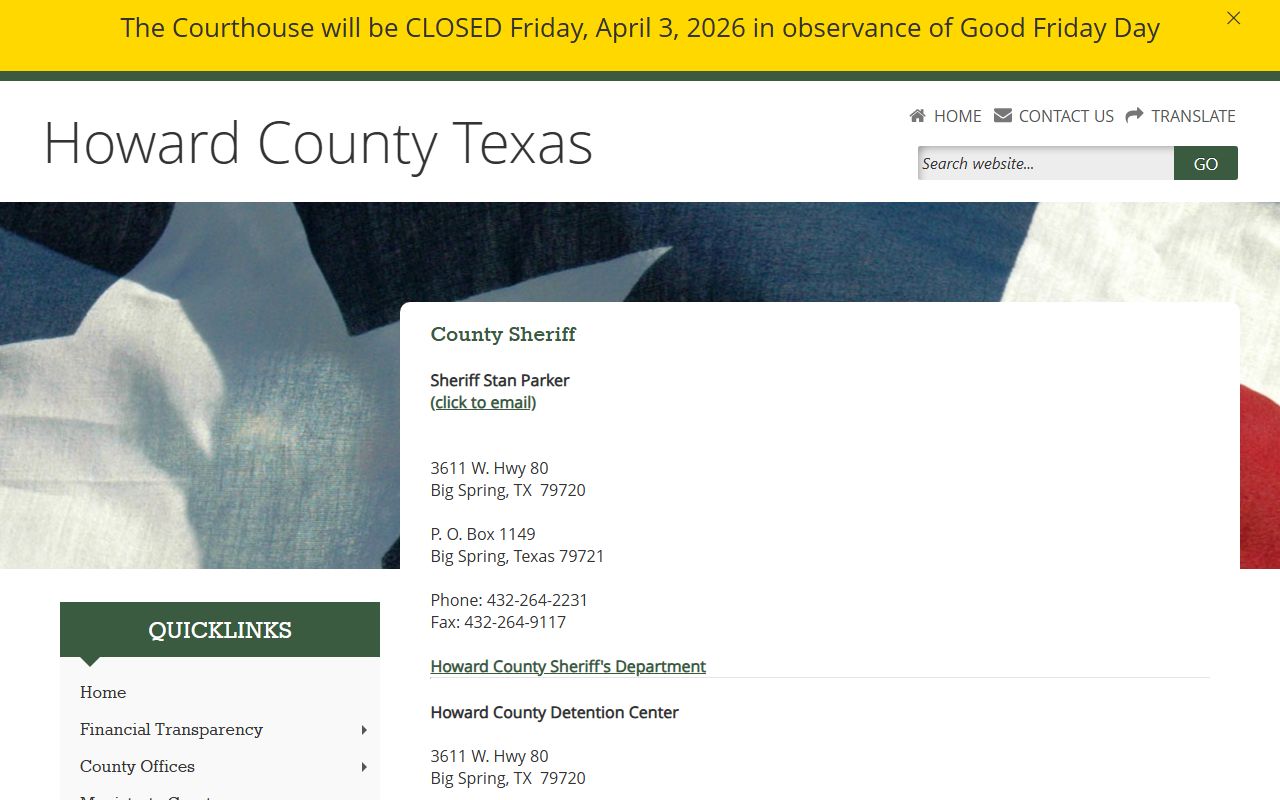 Howard County Sheriff's Office - Howard County Booking Reports