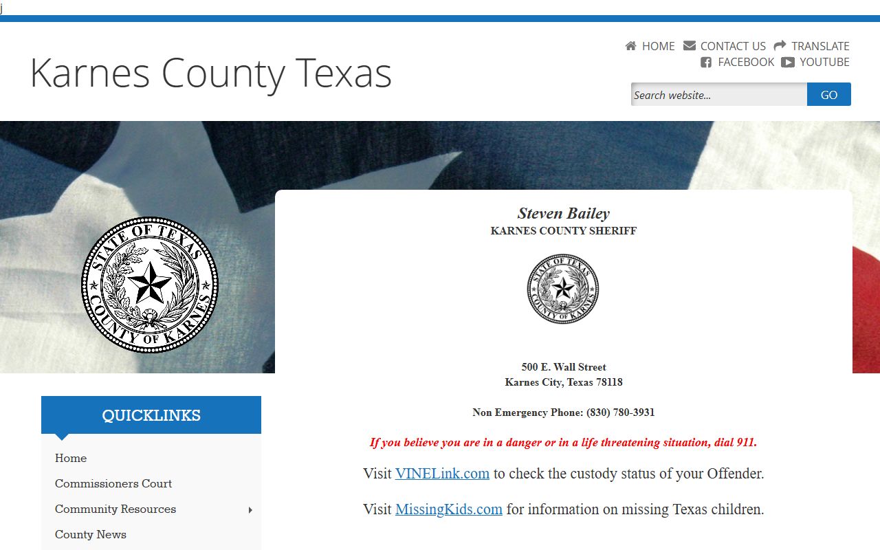 Karnes County Sheriff - Karnes County Booking Reports