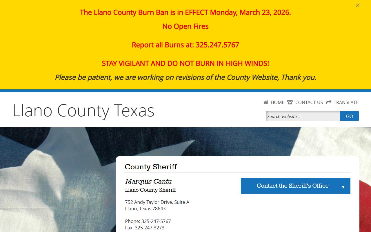 Llano County Sheriff's Office - Llano County Booking Reports