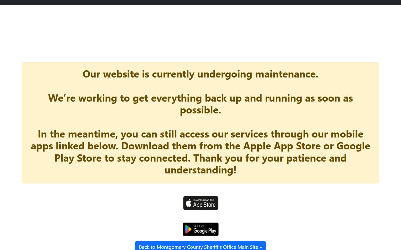 Montgomery County Jail Roster - Montgomery County Booking Reports