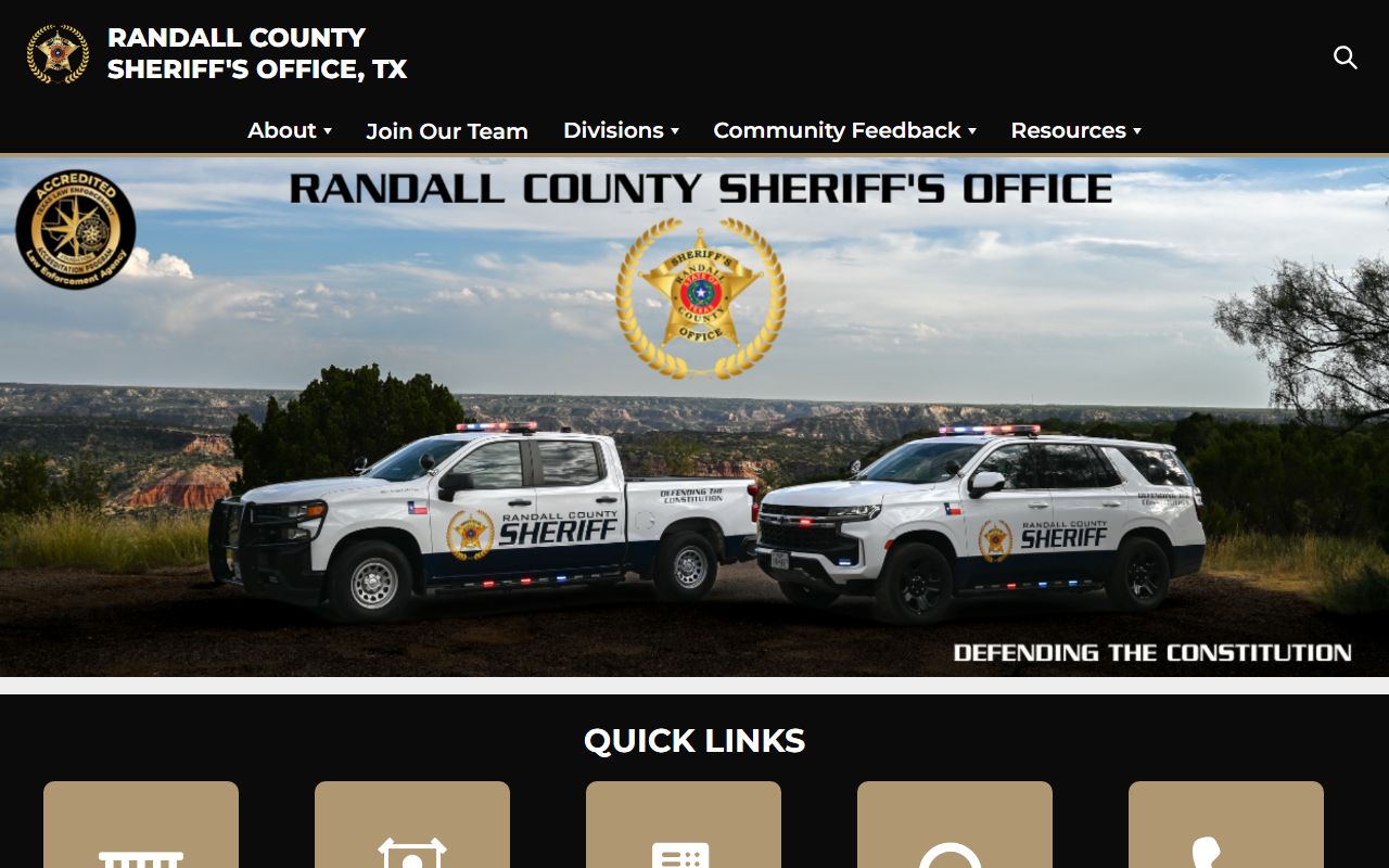 Randall County Sheriff Office Website - Randall County Booking Reports