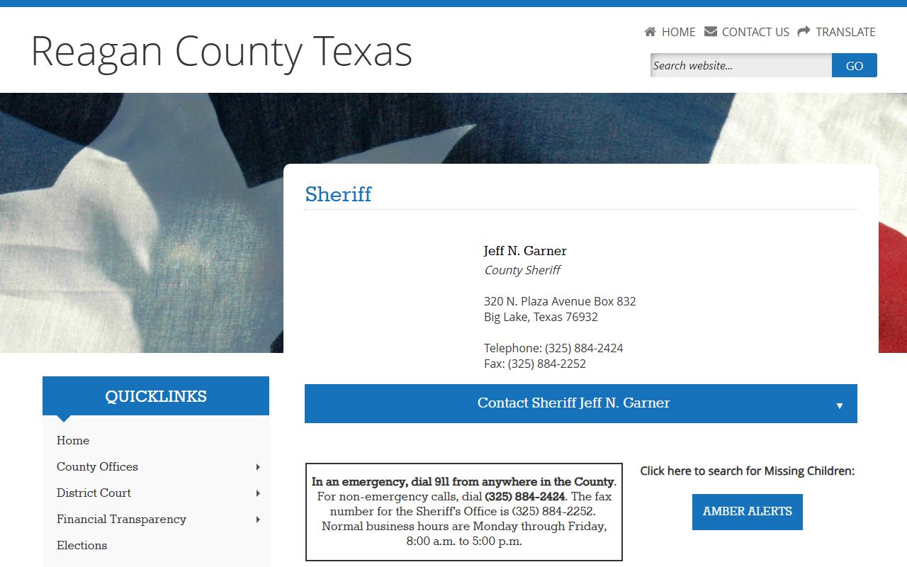 Reagan County Sheriff Office - Reagan County Booking Reports