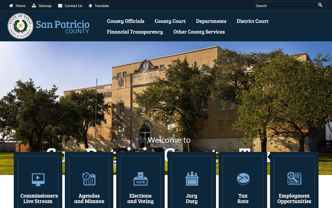 San Patricio County Website - San Patricio County Booking Reports