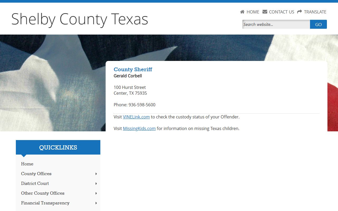 Shelby County Sheriff's Office - Shelby County Booking Reports