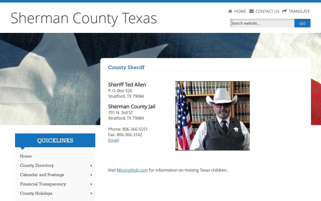 Sherman County Sheriff - Sherman County Booking Reports