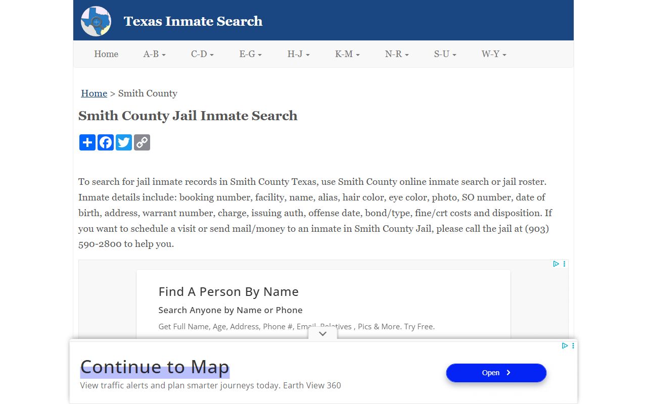Smith County Inmate Search - Smith County Booking Reports