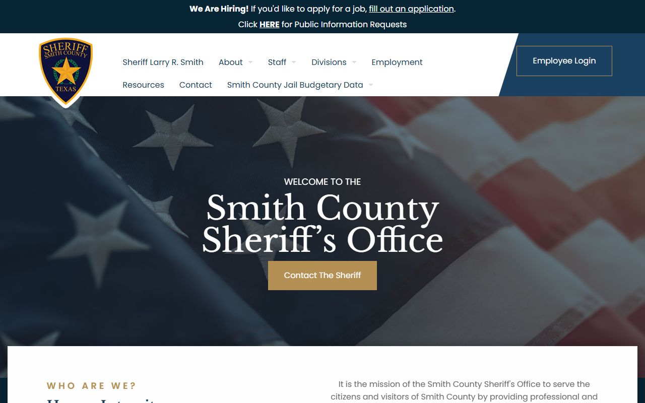 Smith County Sheriff - Smith County Booking Reports